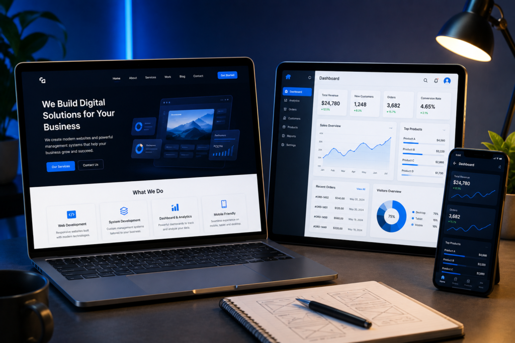 Website development